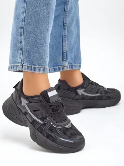 Sale Sportowe sneakersy damskie na grubszej podeszwie Beysa Damskie Sneakersy