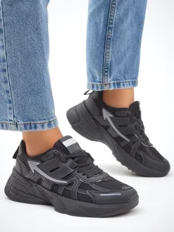 Sale Sportowe sneakersy damskie na grubszej podeszwie Beysa Damskie Sneakersy