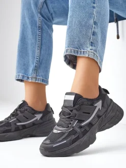 Sale Sportowe sneakersy damskie na grubszej podeszwie Beysa Damskie Sneakersy