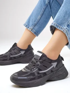 Sale Sportowe sneakersy damskie na grubszej podeszwie Beysa Damskie Sneakersy