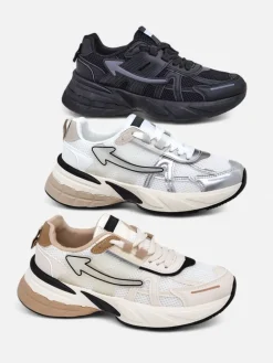 Sale Sportowe sneakersy damskie na grubszej podeszwie Beysa Damskie Sneakersy