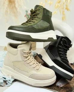 Best Sportowe wysokie sneakersy damskie Goloppy Damskie Sneakersy