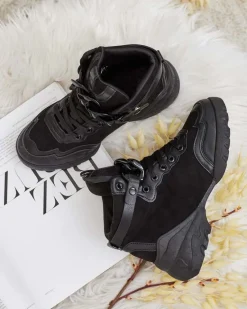 Outlet Sportowe wysokie sneakersy damskie Bullaro Damskie Sneakersy