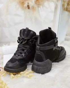 Outlet Sportowe wysokie sneakersy damskie Bullaro Damskie Sneakersy