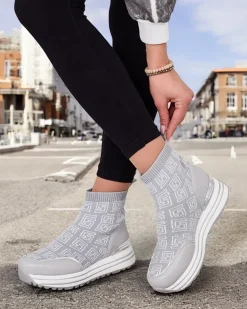 Best Sportowe wysokie sneakersy damskie Lori Damskie Sneakersy