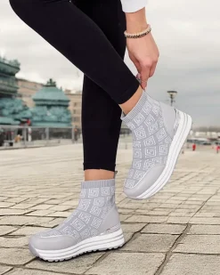 Best Sportowe wysokie sneakersy damskie Lori Damskie Sneakersy