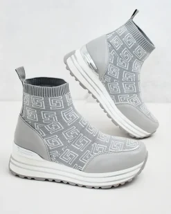 Best Sportowe wysokie sneakersy damskie Lori Damskie Sneakersy