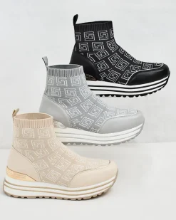 Best Sportowe wysokie sneakersy damskie Lori Damskie Sneakersy