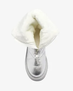 Best Srebrne damskie buty a'la śniegowce Tirigga Śniegowce