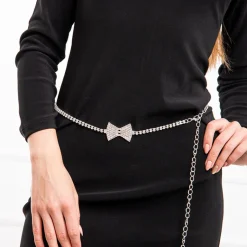 Sale pasek ozdobny z kokardką Damskie Paski