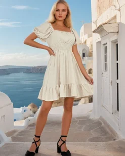 Discount Sukienka damska a'la hiszpanka Sukienki Krótkie