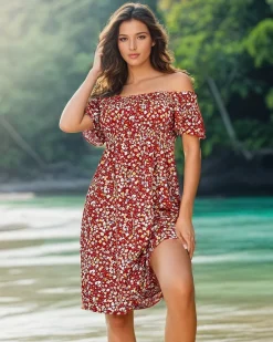 Discount Sukienka damska mini a'la hiszpanka Sukienki Letnie|Sukienki Krótkie