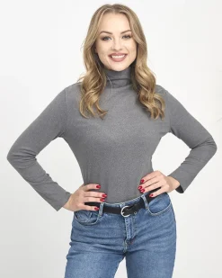 Best Sweter damski półgolf w m kolorze Swetry