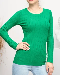 Best Sweter damski z okrągłym dekoltem w kolorze m Swetry