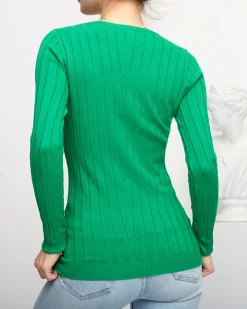 Best Sweter damski z okrągłym dekoltem w kolorze m Swetry