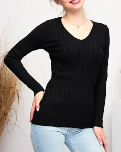 Best Sweter damski z dekoltem w serek w kolorze m Swetry