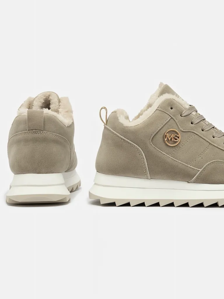 Best Szare buty sportowe damskie z ociepleniem Lahho Damskie Ocieplane|Sneakersy