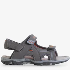 Szare chłopięce sandały na rzepy Monekin Chłopięce