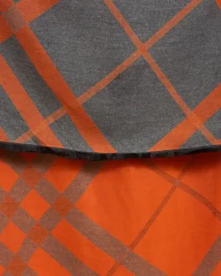 Szaro- damski lekki szalik z printem Damskie Chusty / Apaszki / Szaliki