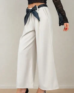 Szerokie spodnie damskie Spodnie Materiałowe