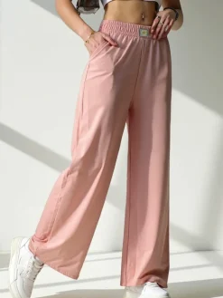 Best Szerokie spodnie damskie Spodnie Materiałowe