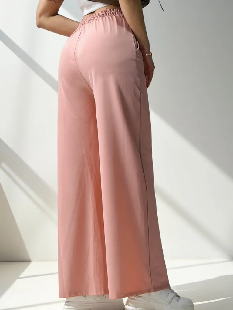 Best Szerokie spodnie damskie Spodnie Materiałowe