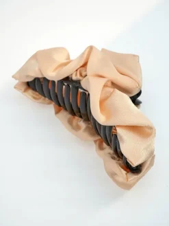 Szpilka do włosów z tkaniny satynowej – elegancka klamra Damskie Akcesoria Do Włosów