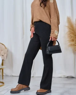 New Sztruksowe damskie spodnie materiałowe w kolorze m Spodnie Materiałowe