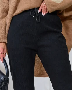 New Sztruksowe damskie spodnie materiałowe w kolorze m Spodnie Materiałowe