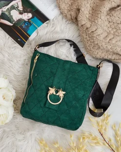 Torebka damska pikowana Damskie Torebki Shoppers