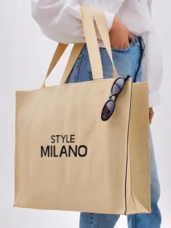 Best Torebka materiałowa Style Milano Damskie Materiałowe