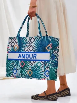 Best Torebka materiałowa Amour Vibes Damskie Materiałowe