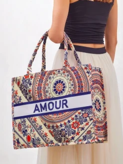 Torebka materiałowa Amour Vibes Damskie Materiałowe