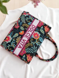 Sale Torebka materiałowa Dolce Vita Mood Damskie Materiałowe