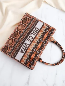 New Torebka materiałowa Dolce Vita Mood Damskie Materiałowe