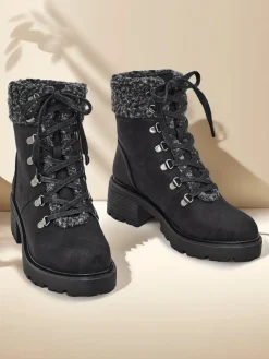 Clearance Trapery damskie Sawoli Trapery|Botki Z Delikatnym Ociepleniem