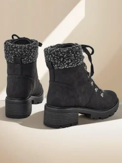 Clearance Trapery damskie Sawoli Trapery|Botki Z Delikatnym Ociepleniem