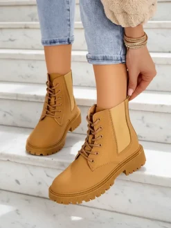 Trapery damskie Sanner Trapery|Botki Z Delikatnym Ociepleniem