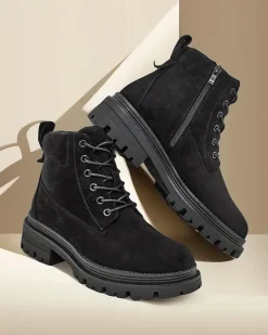 Outlet Trapery damskie Savbery Trapery|Botki Z Delikatnym Ociepleniem