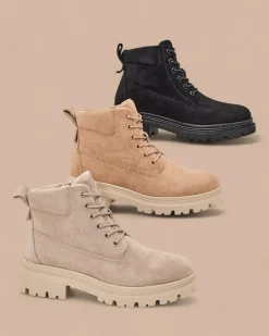 Outlet Trapery damskie Savbery Trapery|Botki Z Delikatnym Ociepleniem