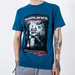 Best bawełniany t-shirt męski zdobiony printem i napisem Bluzki