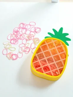 Best gumeczki silikonowe Ananas Damskie Dziewczęce|Akcesoria Do Włosów