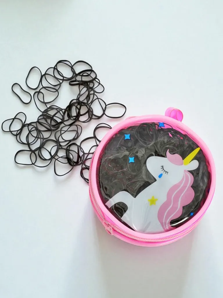 Best Wielokolorowe gumeczki silikonowe w ozdobnym opakowaniu Damskie Dziewczęce|Akcesoria Do Włosów