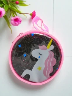 Best Wielokolorowe gumeczki silikonowe w ozdobnym opakowaniu Damskie Dziewczęce|Akcesoria Do Włosów