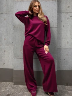 Wiskozowy Damski komplet dresowy FlowFit Damskie Komplety Damskie