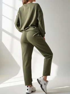 Sale Wiskozowy damski komplet z printem Damskie Komplety Damskie