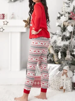 Discount Świąteczna dziecięca piżama z printem Bielizna|Piżamy