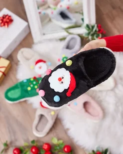 Outlet Świąteczne damskie kapcie w kolorze m Fertemse Kapcie