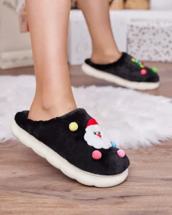 Outlet Świąteczne damskie kapcie w kolorze m Fertemse Kapcie