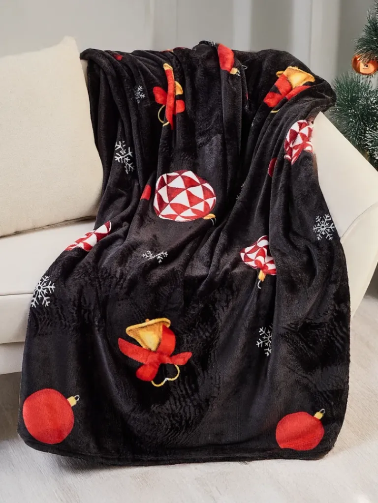 Świąteczny koc narzutka 160x200 Koce